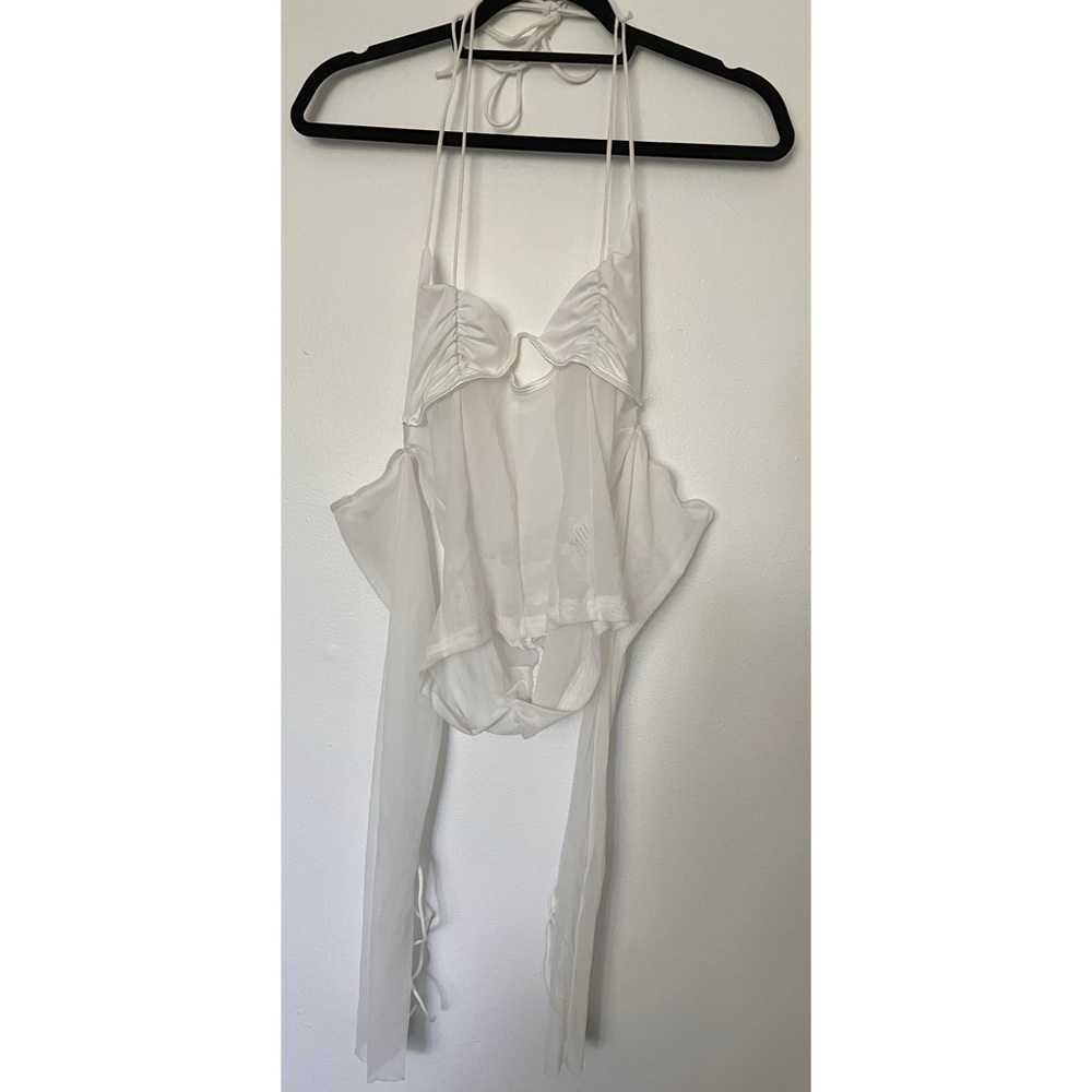Y2K Off the Shoulder Halter Blouse